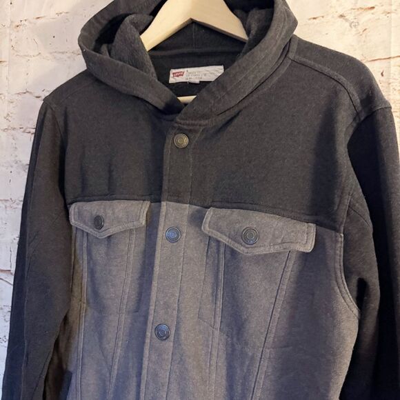 Levis mens hooded knit jacket - Picture 3 of 5
